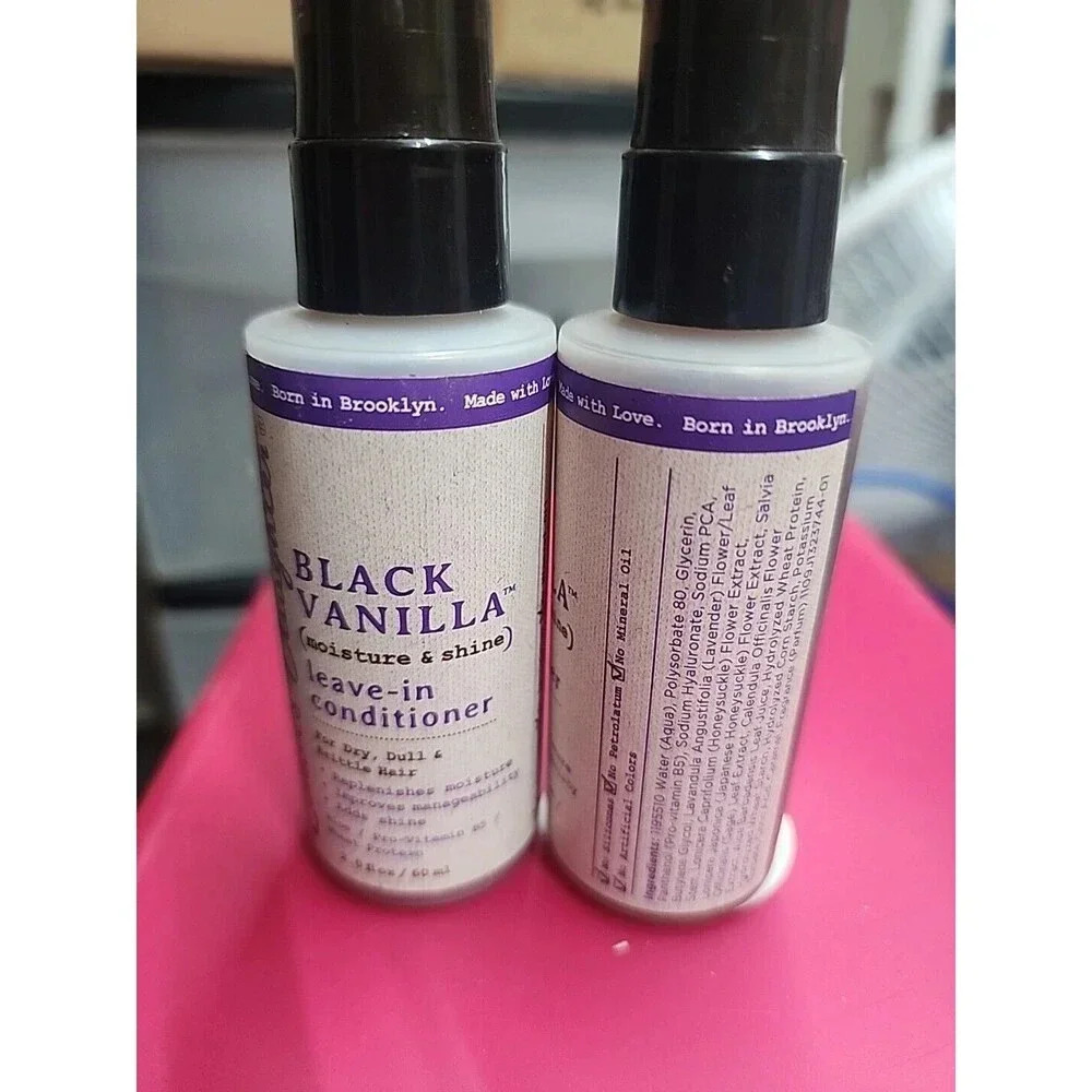 Carol's Daughter Black Vanilla Lot (Two Bottles of Leave-In Conditioners) 2 Oz